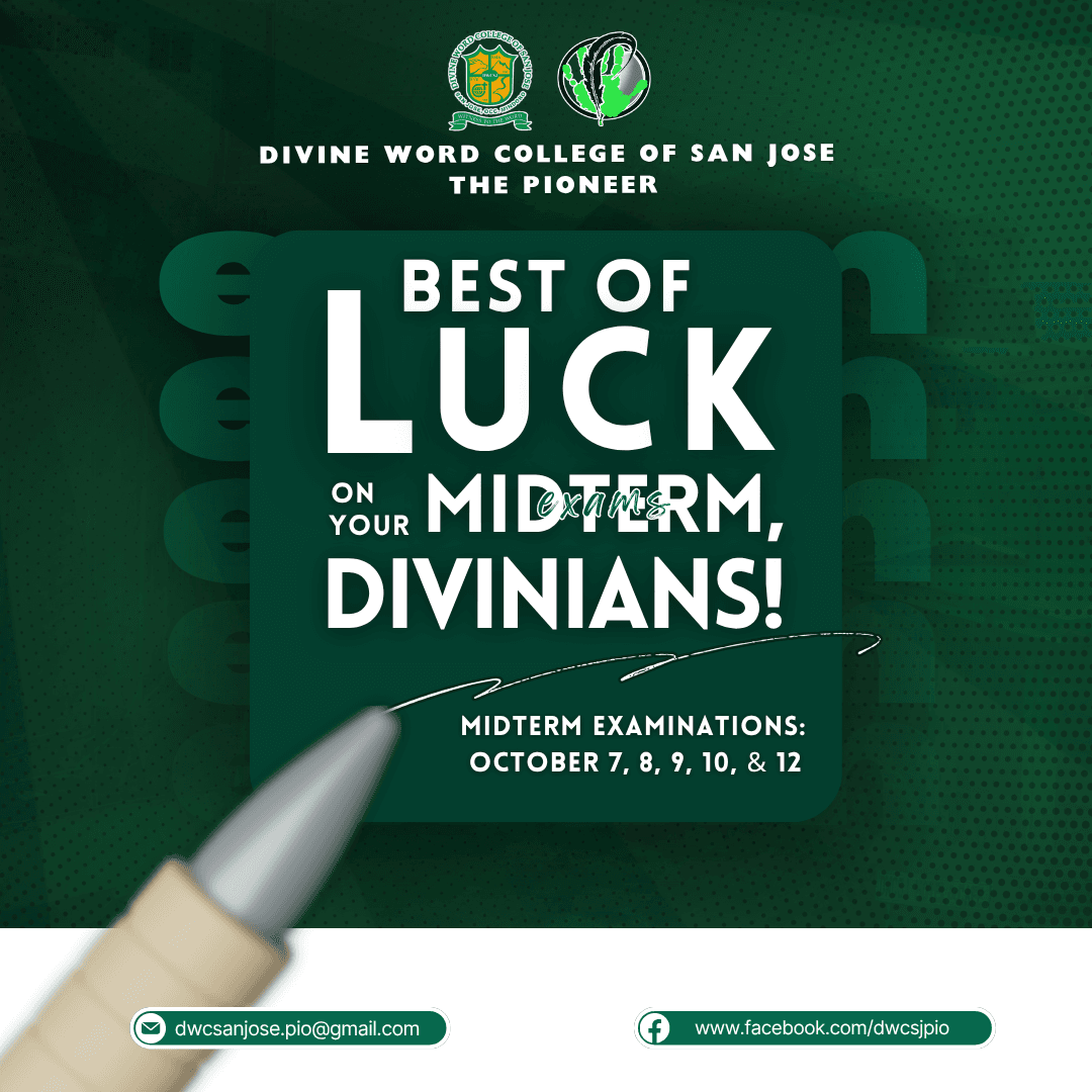 BEST OF LUCK ON MIDTERM EXAMINATION